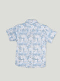 Baby Boy Printed Half Sleeve Shirt | 100% Organic Cotton
