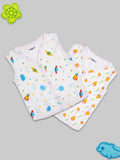 Muslin Cotton Jhablas | Space & Cute Chick | Assorted | Print May Vary