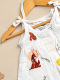 Premium Extra Soft Muslin Baby Girls Frock | Cute Animal Prints