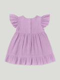 Light Organic Cotton Lavender Angel Frock | Elegant & Comfortable