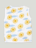 Extra Soft Muslin Cotton Jhabla Cloth for Baby | Space, Sun, Rainbows and Star Print | Print May Vary