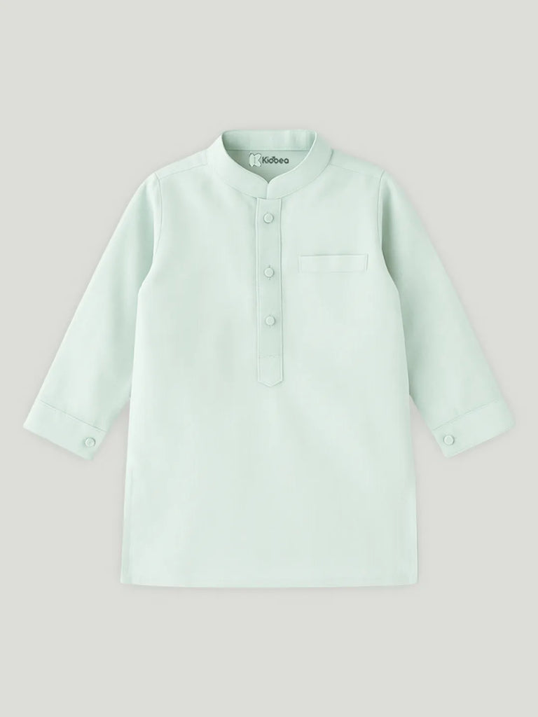 Boys Stylish Kurta Pajama Set with Embroidered Nehru Jacket | Traditional Festive Ethnic Wear | Blue