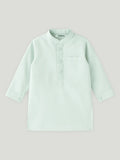 Boys Stylish Kurta Pajama Set with Embroidered Nehru Jacket | Traditional Festive Ethnic Wear | Blue