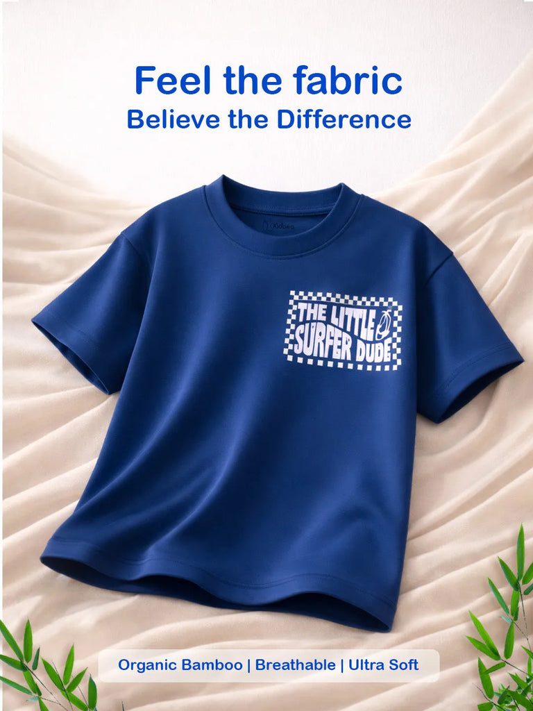 100% Bamboo Fabric Printed T-Shirt for Boys | Soft, & Breathable