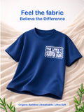 100% Bamboo Fabric Printed T-Shirt for Boys | Soft, & Breathable