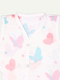 Extra Soft Muslin Cotton Jhabla Cloth for Baby | Butterfly and Tiger Print | Print May Vary