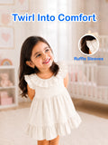 Light Organic cotton Off White Angel Frock | Elegant & Comfortable