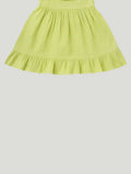 Light Organic Cotton Charming Light Green Frock | Elegant & Comfortable