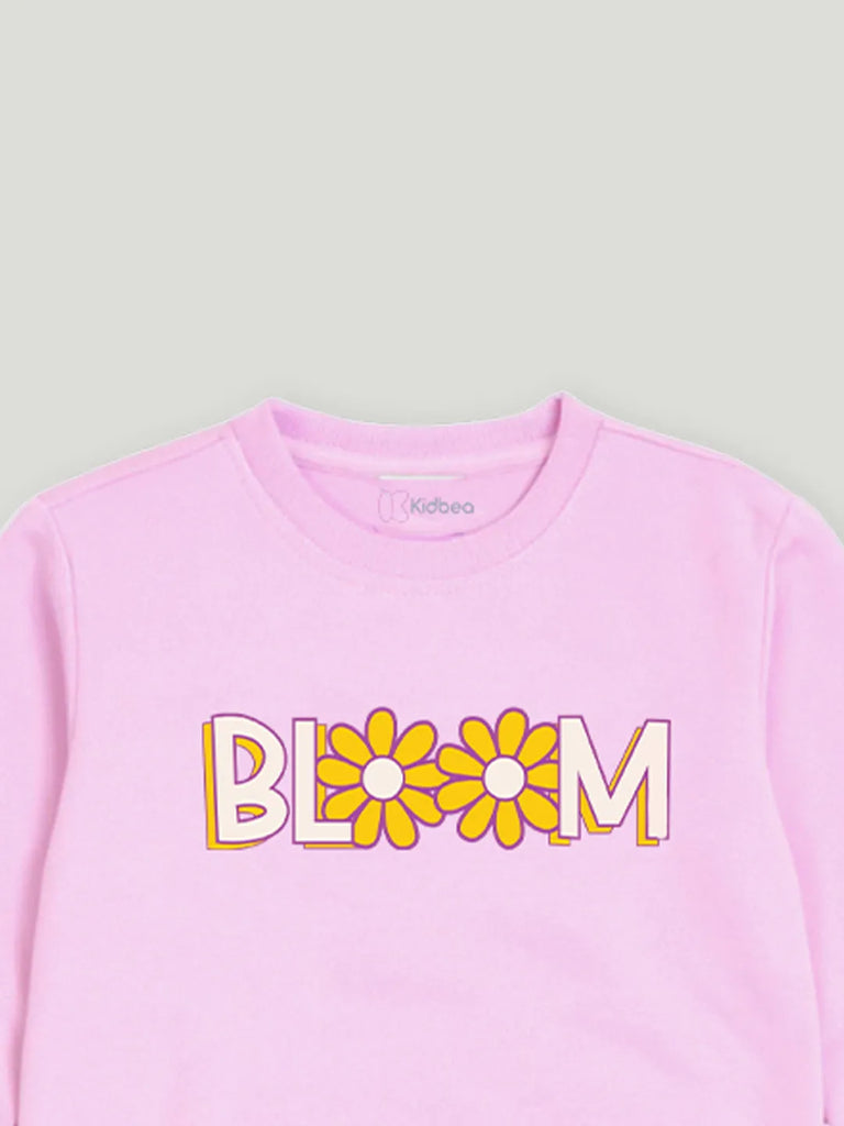 Girls Winter Co-ord | Organic Cotton Sweatshirt & Bottom