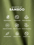 Bamboo Vest for Kids Pack of 3 (Olive Green& White & Peach) – Soft, Breathable & innerwear