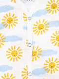 Extra Soft Muslin Cotton Jhabla Cloth for Baby | Space, Sun, Star and Mickey Print | Print May Vary