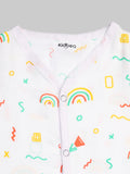 Muslin Cotton Jhablas Pack of 3 | Tiger, Rainbow & space Print | Assorted | Print May Vary