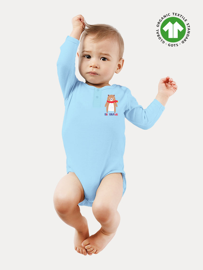 Bamboo Soft Fabric Onesie For Baby Boy | Be Brave