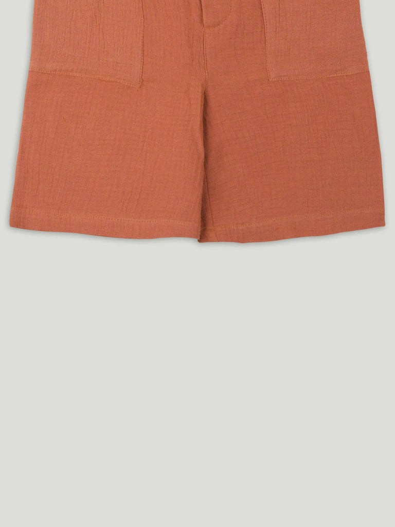 Light Organic Cotton Co-Ord Set Pack of 3 | Stylish & Comfortable Wear for Kids (White, Rust & Grey)