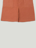 Light Organic cotton Shirt & Pant Rust Co-ord Set