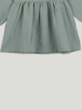 Baby Girl Full Sleeves Puff Sleeve Frock | 100% Organic Cotton