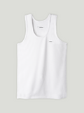 White Bamboo Vest for Boys – Soft Lightweight & Breathable
