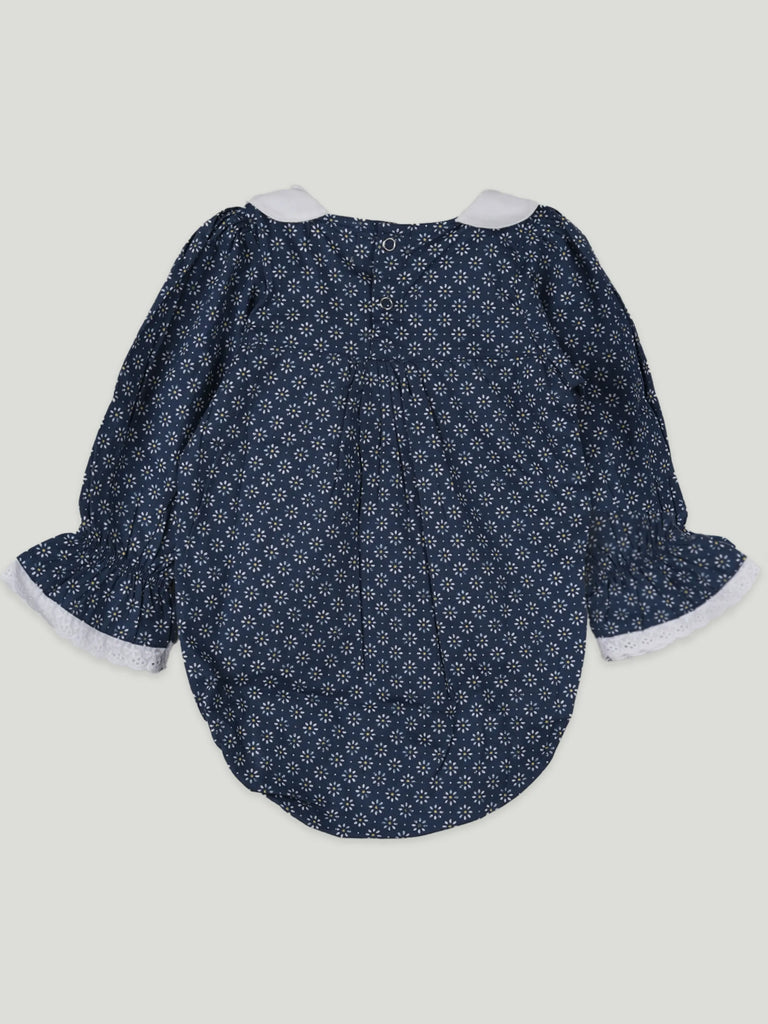Baby Girl Ruffle Cotton Onesie | 100% Organic Fabric