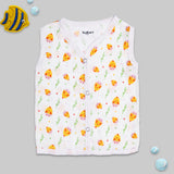 Muslin Cotton Jhablas Pack of 3 | Tiger , Space & Cute Chick Print | Assorted | Print May Vary