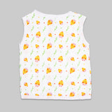 Muslin Cotton Pack of 2 Jhabla | Rainbow & Cute chick | Assorted | Print May Vary
