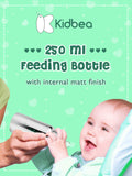 Kidbea Stainless Steel Infant Baby Feeding Bottle & Nipple (250 ML)