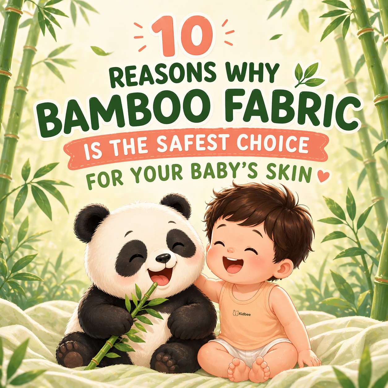 10 Reasons why Bamboo Fabric is safest for your baby's skin 🎋