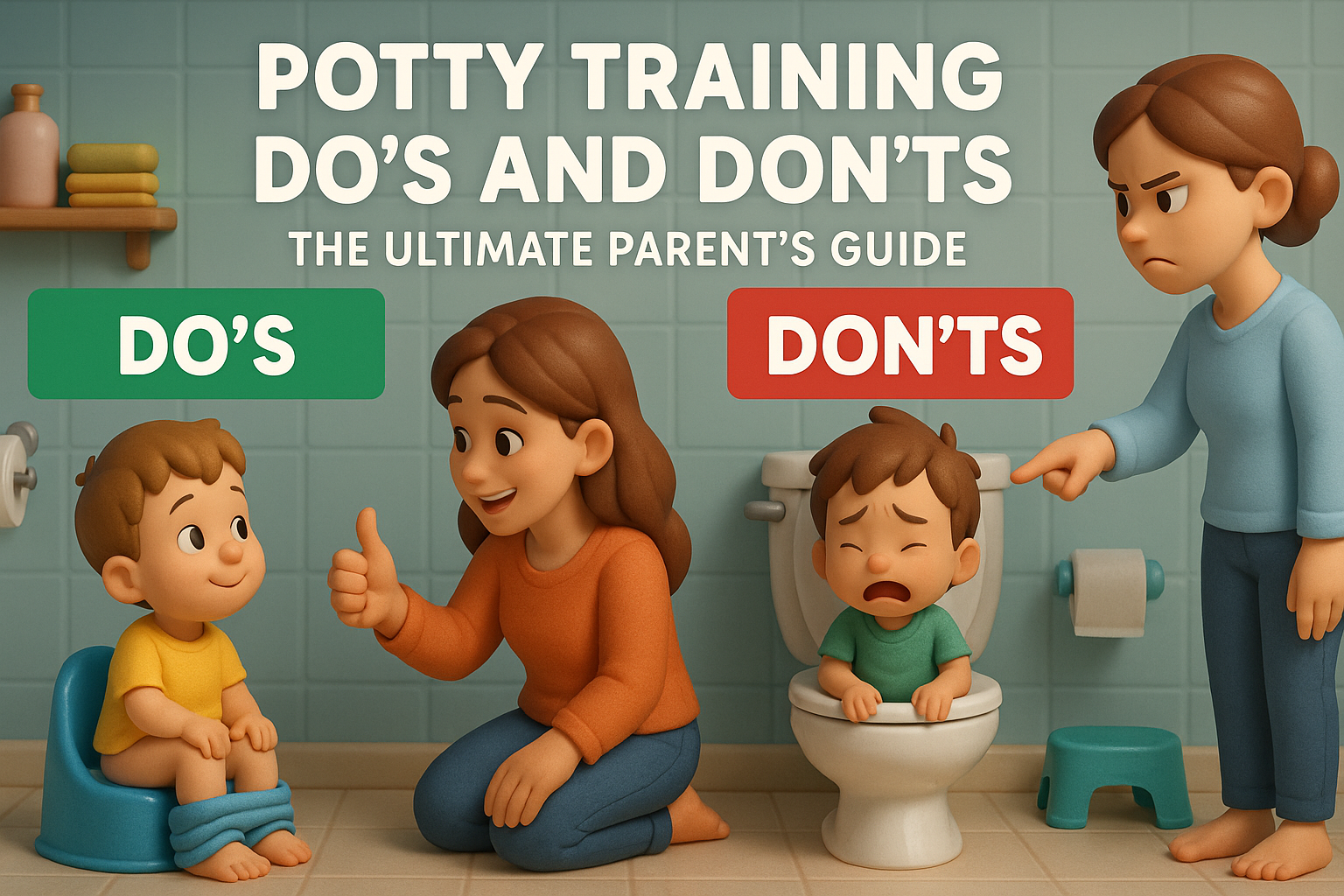Potty Training Do’s and Don’ts: The Ultimate Parent’s Guide
