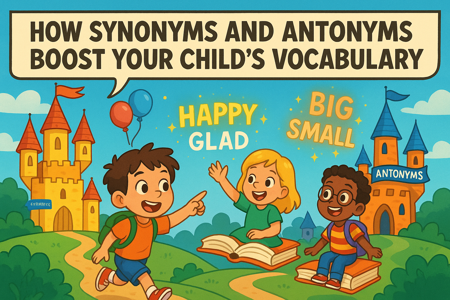 The Magic of Words: How Synonyms and Antonyms Boost Your Child's Vocabulary