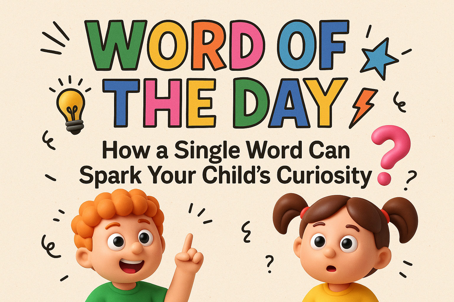 Word of the Day: How a Single Word Can Spark Your Child’s Curiosity