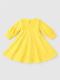 Girls Yellow Ethnic Kurta Salwar Set with Dupatta | Festive