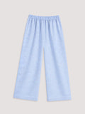 Girls Blue Striped Co-Ord Set | 100% Organic Cotton