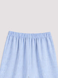 Girls Blue Striped Co-Ord Set | 100% Organic Cotton