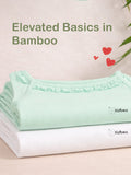 Bamboo Camisole for Kids Pack of 2 (Mint Green & White) – Soft, Breathable & innerwear