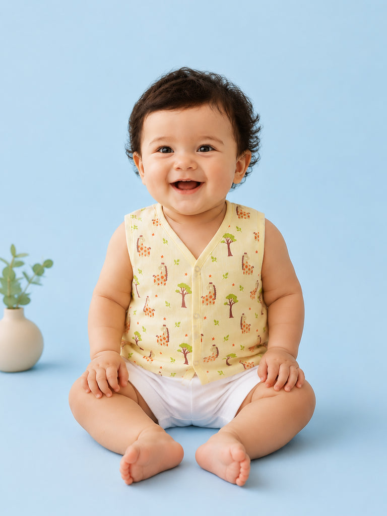BambooTEC™ Baby Jhabla Pack of 3 – Gaming, Giraffe & Magic Prints