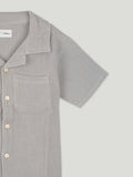 Light  Organic cotton  Shirt & Pant Grey Co-ord Set