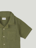 Light  Organic cotton  Shirt & Pant Dark Green Co-ord Set