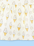 BambooTEC™ Bamboo Muslin Girls Frock – Puppy & Ice Cream Print | Pack of 2