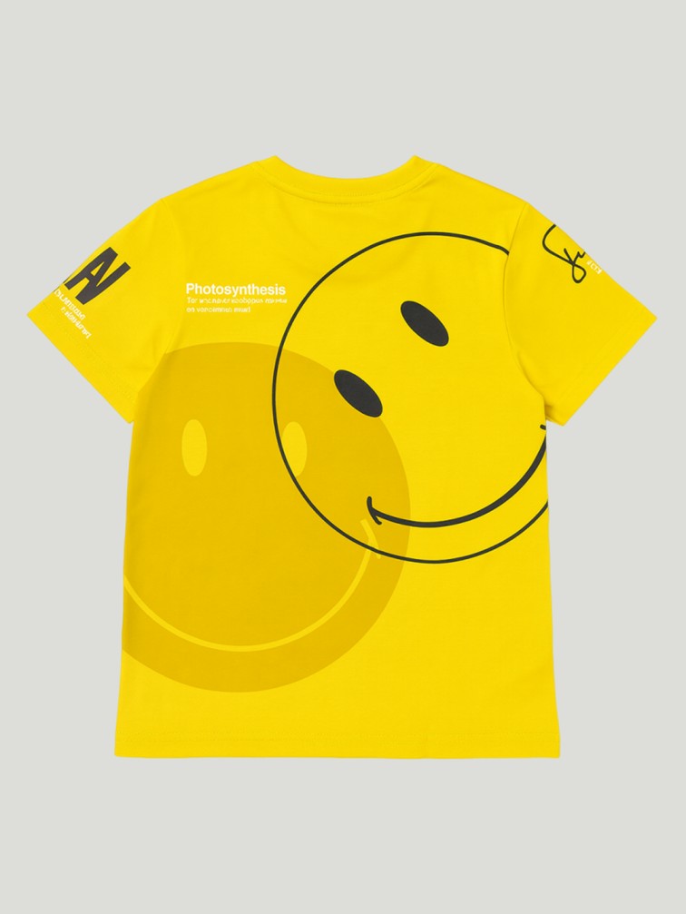 Kidbea Boys Summer T-Shirt and Shorts Co-Ord Set | Soft Cotton Blend Outfit for Kids | Yellow