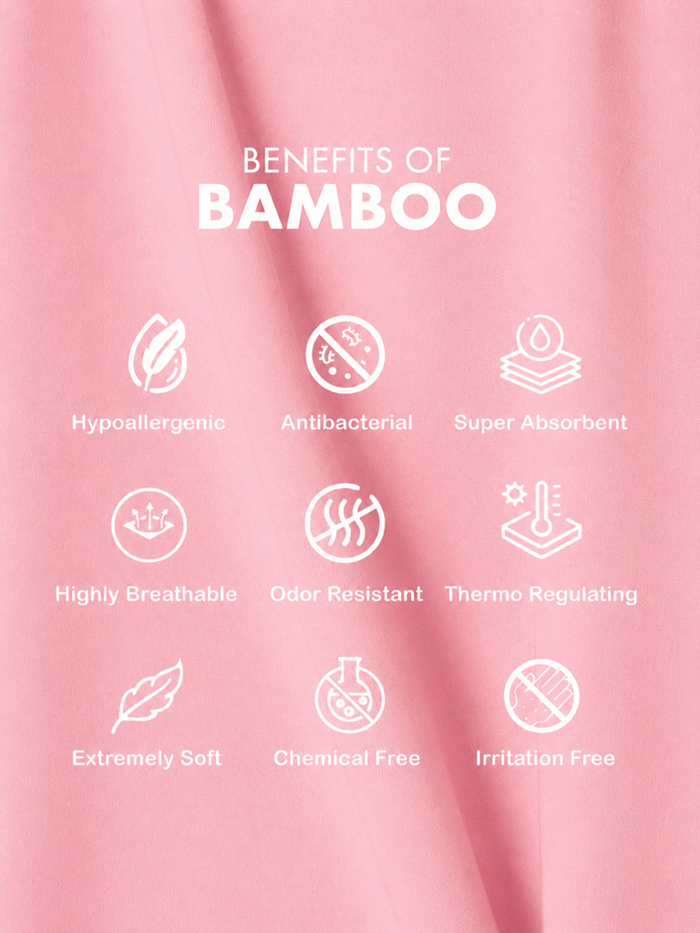 BambooTEC™ Bamboo Kids Vest Pack of 2 – Pink Sleeveless Vests