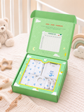 Organic Cotton Baby Gift Set Pack of 7 – Helicopter Print Clothing & Accessories Set