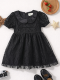 Girls Black Party Wear Frock Dress