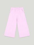 Girls Pink Striped Co-Ord Set | 100% Organic Cotton