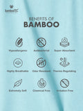 BambooTEC™ Bamboo Kids Vest Pack of 2 – Aqua Blue Sleeveless Vests