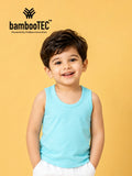 BambooTEC™ Bamboo Kids Vest Pack of 3 – Pink, Blue & Lavender Sleeveless Vests