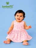 BambooTEC™ Bamboo Muslin Girls Frock – Cute Flower & Bee Print | Pack of 2