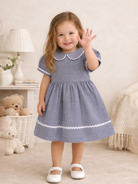 Baby Girl Casual Frock | 100% Organic Cotton