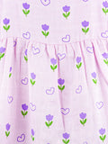 BambooTEC™ Bamboo Muslin Girls Frock – Flower & Tulip Print | Pack of 2