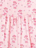 BambooTEC™ Bamboo Muslin Girls Frock – Flower & Duck Print | Pack of 2