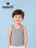BambooTEC™ Bamboo Kids Vest Pack of 3 – Blue, Grey & Yellow Sleeveless Vests