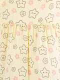 BambooTEC™ Bamboo Muslin Girls Frock – Star & Fruit Print | Pack of 2